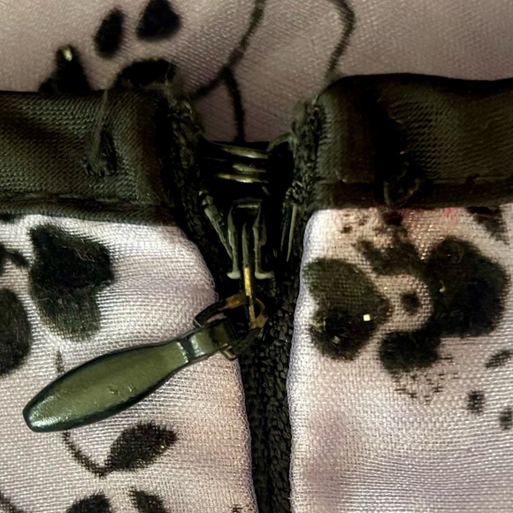 Cum Cum by Niki Livas Vintage Purple & Black Ball Skirt Juniors 5/6 - Picture 6 of 9